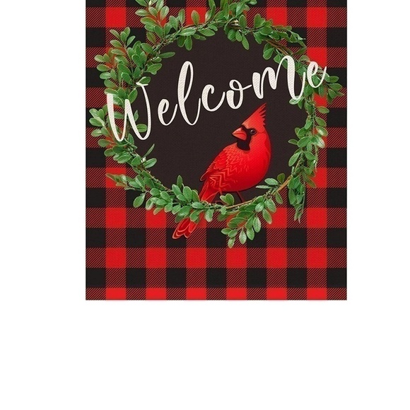 New in package Christmas garden flag - Picture 2 of 2
